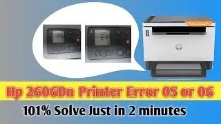 Error 05 | Hp 2606 Laser printer error 05 | Hp 1005 Error 05 | Paper jam in Printer