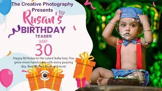 Best Birthday Cinematic Teaser | Rusan | Book Us Now | The Creative Photography | 8100297762