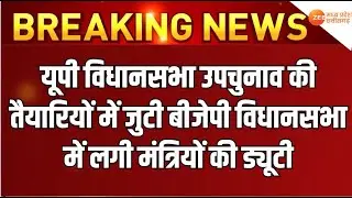 UP : यूपी विधानसभा उपचुनाव की तैयारियों में जुटी बीजेपी | By Election | Latest News | ZeeMPCG