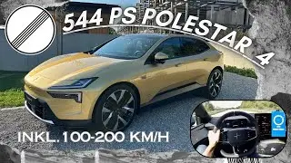 2025 Polestar 4 unleashed! Topspeed POV Autobahn-Run mit 544 PS 😃🔋