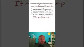 Write the Contrapositive If The Given Statement | Geo Q1