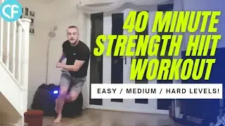 40 MIN STRENGTH HIIT WORKOUT // Upper & Lower Body Trisets