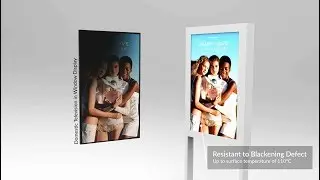 Digital Advertising Freestanding Ultra High Brightness Digital Posters