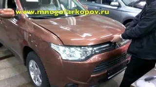 Амортизатор капота на Mitsubishi Outlander KU-MI-OU03-00 (обзор)