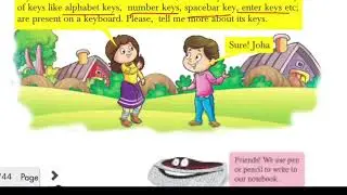 Rio Computer 1 Ch4 | The Keyboard | computer for class 1 | eduarrow | computer basics |