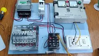 8 Room ka distribution box + Generator connection + Samarsebal starter point main board wiring