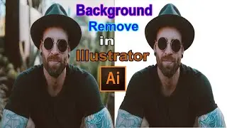 How to remove Background in Adobe Illustrator - 1080p HD