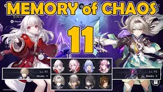 [HSR] 2.4 NEW MOC 11 - Clara March 7 & Firefly Team 3 Star Clear Auto Battle