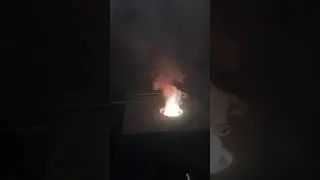 Full live operation of Induction Furnace(Sample Test Unit)