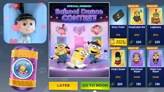 Sporty Kevin Minion rush Despicable me SCHOOL DANCE CONTEST special mission gameplay android