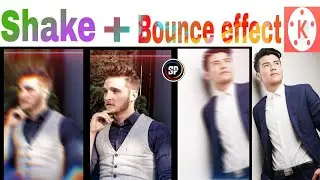Perfect Bounce + Shake effect tutorial in kinemaster | shake effect for status