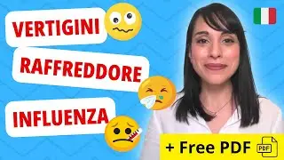 🤒 HEALTH Problems in Italian | EVERYDAY Italian Words you NEED to know