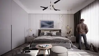 TWINMOTION 2022.1 Bedroom Interior Path Tracer Tutorial
