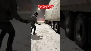 Rookie Trucker Fries Brakes Going Up The⛰️Mountain 