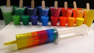 Acrylic Colour Injection - Acrylic Pouring Experiment !