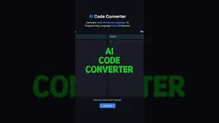 AI Tools - AI Code Converter 