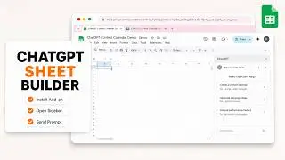 How to Build Google Sheets with ChatGPT Setup Walkthrough