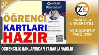 AÖF Dijital Öğrenci Kimlik Kartı Nedir Nasıl Alınır Karekodlu Açıköğretim Card
