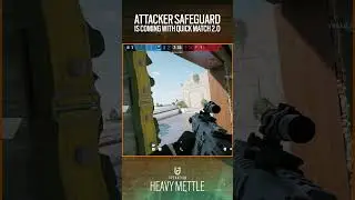 Attacker Safeguard is Clutch🔥 #rainbowsixsiege #operationheavymettle #2023