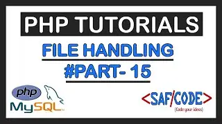PHP Tutorials - File Handling in Php || fopen, fwrite, fread function Part-15