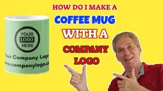 How do I make a coffee mug with a company logo?