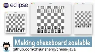 Java Chess 011: Making chess board scalable