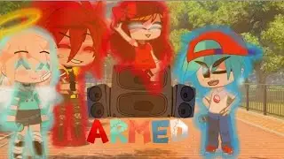 Armed Fnf but @Vickie_Edits and Xander Shakadera singing💙❤️🤍Read description!