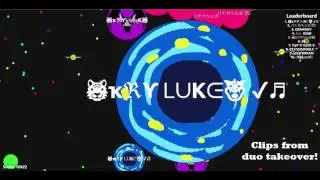 Agar.io | Best moments montage & thanks for 100 subs!