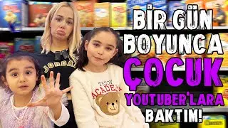 2 ÇOCUK YOUTUBER'A BAKARAK BİR GÜN GEÇİRMEK !? (Delirdim!) 