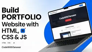 Design your personal portfolio website with HTML, CSS & JAVASCRIPT | Step by step guide #website