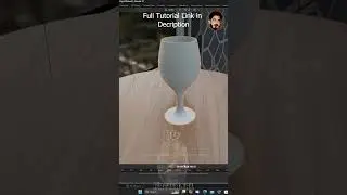 Creating Realistic Glass and Glass Materials in Blender | Fast forward Video #shorts #blender