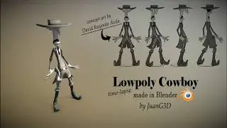 Cowboy in Blender