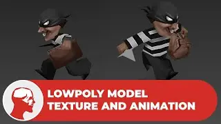 Texturing and Animation of a lowpoly model