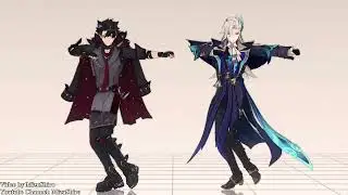 【MMD/Genshin Impact】Anime Dance - Toca Toca (Wriothesley and Neuvillette)【60fps】