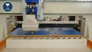 ELE1325 Auto loading and unloading ATC CNC Nesting Machine for America client