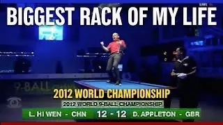 Biggest rack of my life | World 9 Ball Championship Final 2012