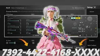 New Update 3.3⚡Best Sensitivity Code + Control Settings Pubg Mobile/Bgmi Sensitivity 2024