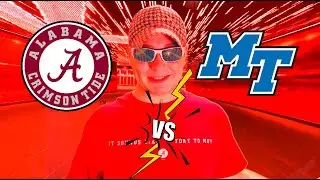Alabama vs Middle Tennessee 2023 - Energy, Focus, & Enthusiasm #rolltide  #cfb #alabamafootball 🌊🐘🅰️