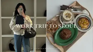 Korea Vlog | 🇰🇷 first business trip for my brand, aesthetic Seoul cafes, birthday prank 🙈
