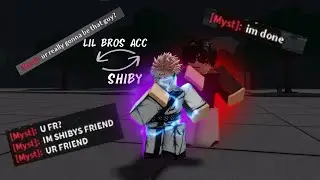 TROLLING My Friend Myst With My Little Bros Account 😈