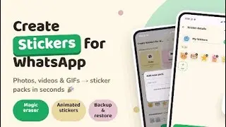 Turn ANY Photo or Video into a WhatsApp Sticker! 🎨✂️