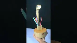 How To Make Study Lamp With Cardboard #shorts #viral