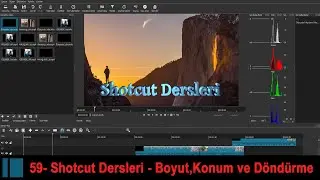 59- Shotcut Dersleri - Boyut,Konum ve Dondurme