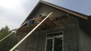 УТЕПЛЕНИЕ КРЫШИ ПО СКАТАМ ИЗНУТРИ, ПОДШИВ ВОДОСТОЧКА, 2ЧАСТЬ