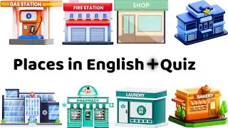 learning places in English | places in English vocabulary