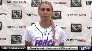 2024 Olivia Moscardi Power Hitting First Base, SS & Outfielder Softball Video