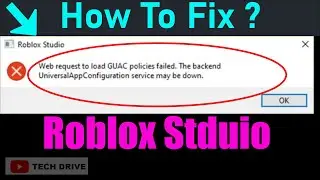 Fix Roblox Studio 