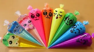 Making Slime with Piping Bags! Most Satisfying Slime Video★ASMR★#ASMR #PipingBags
