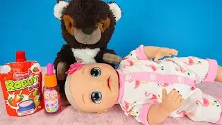 Оля Не в Порядке Съела Старый Йогурт Мультики Как Мама Играет в Куклы Беби Бон 108мама тв