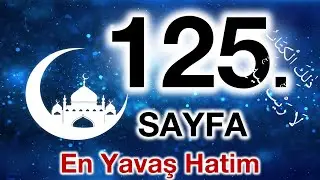 Kuran 125. sayfa / Maide Suresi 21. sayfa / yavaş okuyuş 7. cüz 125. sayfa / ok takipli 125. sayfa